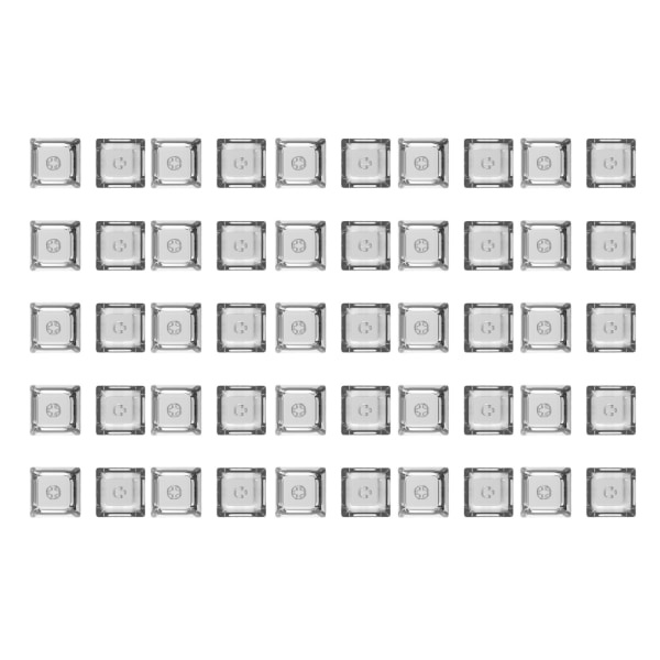 1U Transparent XDA Keycaps för Gamng Mekaniska Tangentbord 1U 1,4 mm Tjocklek Förbättra Dina Skrivupplevelser 8-1000PCS 50pcs 50pcs