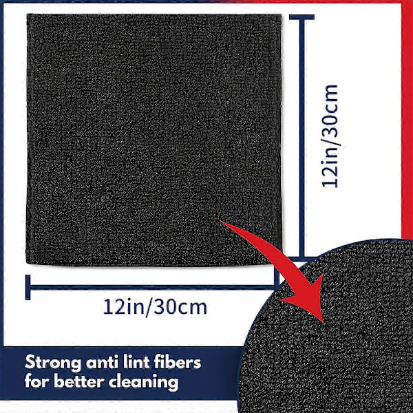 12-pack rymdtema ultrafina mikrofiberdukar - Ränderfria, mångsidiga rengöringsunderverk, elegant utan ansträngning Blue(Green(Gray 12 PK