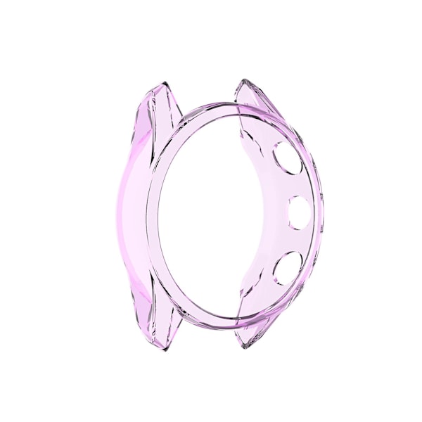 Suojaava kuori Kirkas naarmuuntumaton Tpu-kellokuori Suojaus Yhteensopiva Garmin Approach S62 Transparent Purple