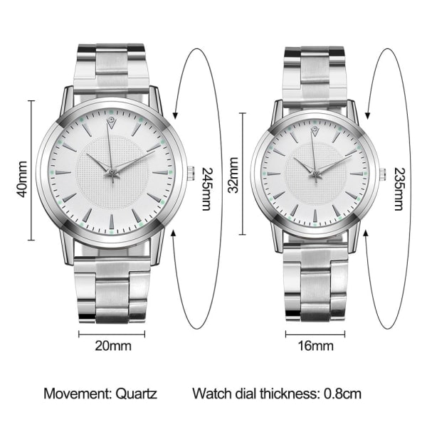 Quartz armbåndsur
