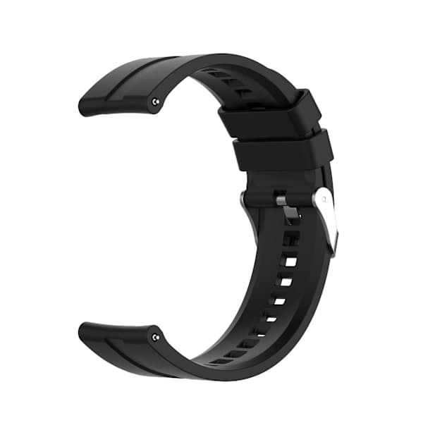 Kellon ranneke 22 mm Garmin/Huawei/Samsung Galaxy Watch Musta Musta Black