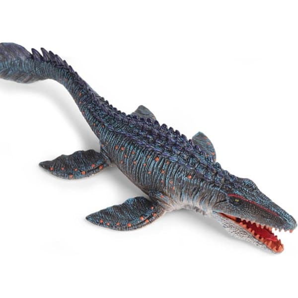 Stor Mosasaurus Legetøj 34 cm, Realistisk Havmonster Mosasaurus Dinosaur Plastik Hånd-pa