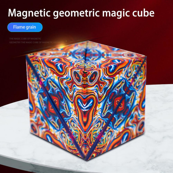 3D Magnetisk Terningpuslespill Allsidig Terning Tredimensjonal Deformasjon Romlig