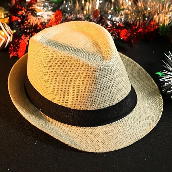 Unisex Fedora Hat Trilby Olkihatut Kesä Panama Ranta Aurinkolippis