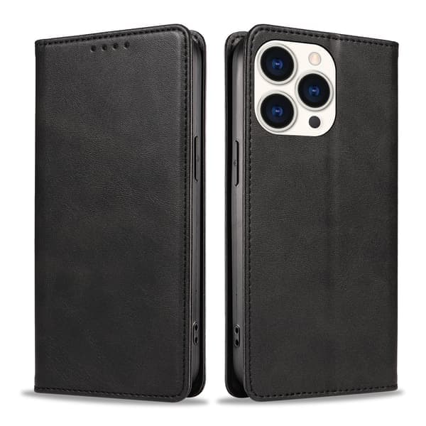 Velegnet til iPhone 15 mobiltelefoncover, Apple 14 mobiltelefon lædercover, kompatibel sort sort iPhone 15 plus black iPhone 15 plus