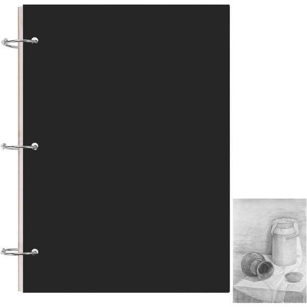 A4 skitsebøger, 75 ark 150 sider Indbinding Skitsebog Cover Hardback Skitseblok til tegning og skitsering
