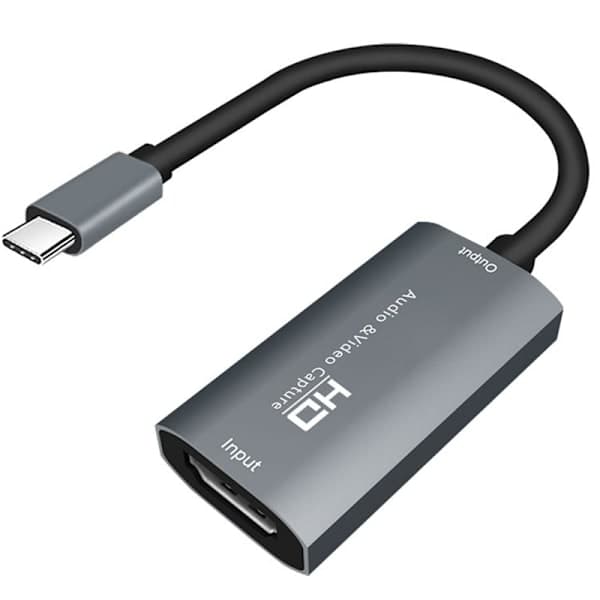 Videokaappauskortti / USB-C–HDMI-yhteensopiva sovitin