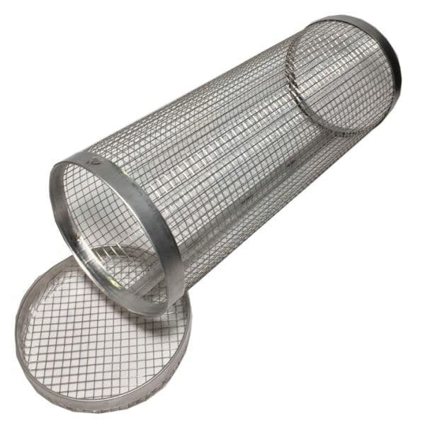 Rustfri rullende grillkurv 20CM-XF22- 20CM 20CM 20CM