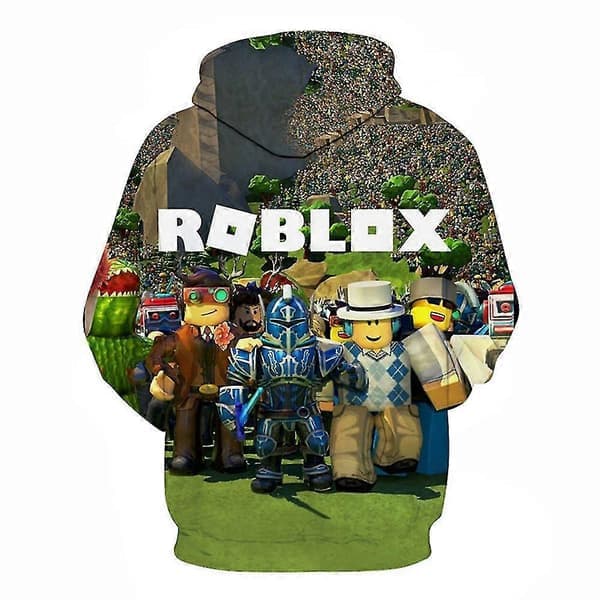 Roblox Gaming Sport Hettegensere for Barn 5-10 år, Gutter og Jenter, Genser med hette, Gave B 9-10 Years