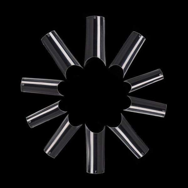 500 negletips løse negle akryltips i Ash Clear Clear