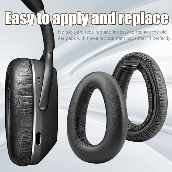 Ørepuder til Sennheiser PXC550 PXC480 MB660 1 par Sort