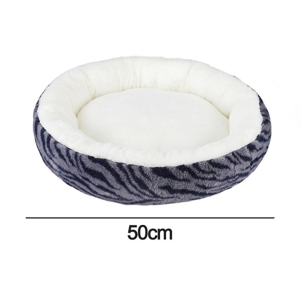 Seng for små hunder, beroligende seng for små hunder, anti-angst valpeseng, maskinvaskbar 50cm