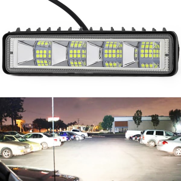 6 tommers LED arbeidslys Spot Beam Bar Bil SUV OffRoad Kjøring 24LED 1PC