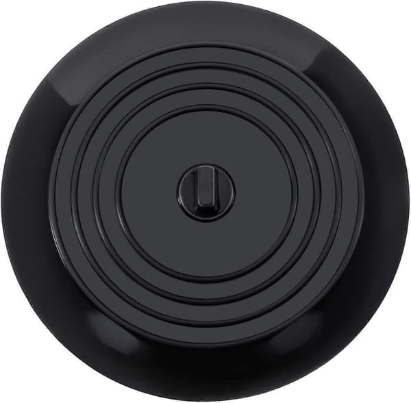 Badekarpropper Silikone Vaskprop Køkkenvaskprop 15,3 cm Diameter Til Køkkener, Badeværelser Og Vaskerum Universal Afløbsprop (1 Stk, Sort)