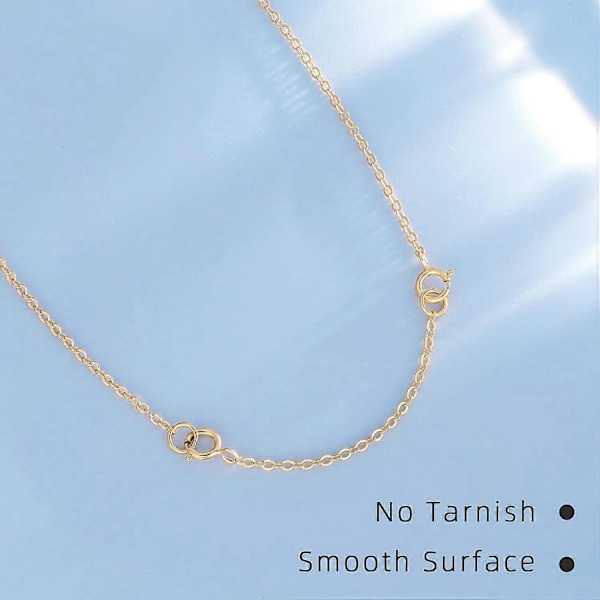 Förlängningskedja för Halsband med Fjäderlås 3/5/8CM Silverpläterad Starkt Och Robust Halsband DIY Kit Silver 8