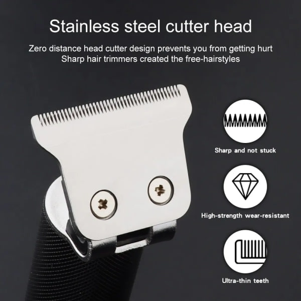 2023 Vintage Body T9 Cordless Electric Shaver Hair Clipper for Man Hair Clipper Barber Beard Trimmer USB Metal dragon1