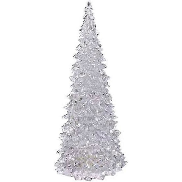 Julgran Färgglad LED Utsökt Akryl Nattlampa, Flerfärgad Julstämning Lampa för Barn Leksak Heminredning, 1 st (1