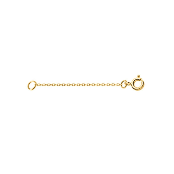 Förlängningskedja för Halsband med Fjäderlås 3/5/8CM Silverpläterad Starkt Och Robust Halsband DIY Kit Gold 5