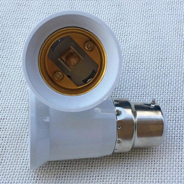 BC B22 till ES E27 Adapter Bajonettlock Edison Skruv Ljuslampa Konverterare 5 PCS