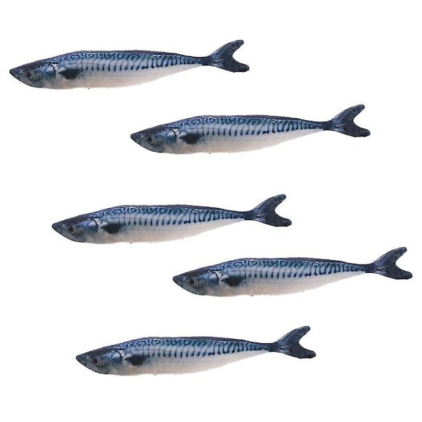 5-pack Kattleksak Simulerar S Fluffig Katmint Interaktiv Husdjurs Tuggleksak style5