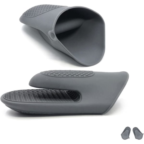 Tykke silikon gryteunderlag - Varmebestandige klypebeskyttere for baking, matlaging, grilling