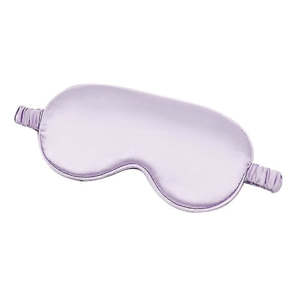 Unisex Sovmask Blockerar Ljus Siden Vila Avslappning Sömnhjälp Mask Ögonbindel Lavender