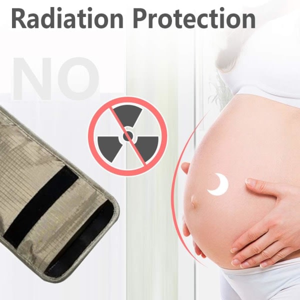 Faraday Bag Anti Radiation Mobiltelefon Sleeve Gravid Mobiltelefon
