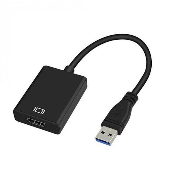 USB 3.0 till HDMI-adapter HD 1080P Videokabeladapterkonverterare med ljudutgång