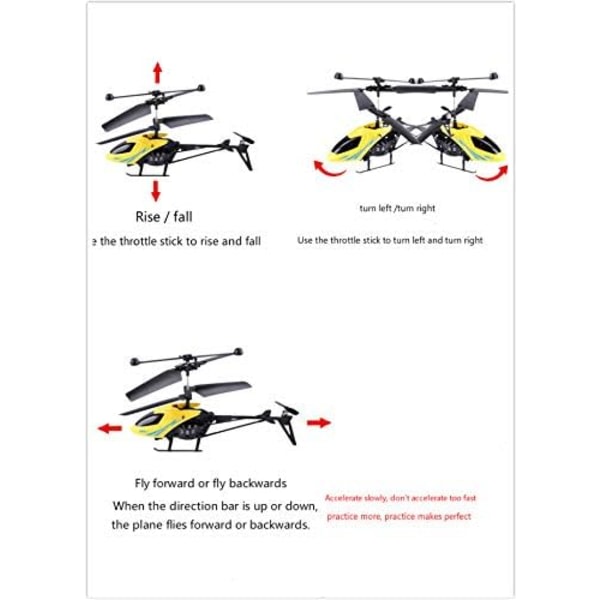 RC helikopter, fjernstyrt helikopter med gyro og LED 3,5 kanaler mini fjernstyrt leketøyhelikopter for barn og voksne
