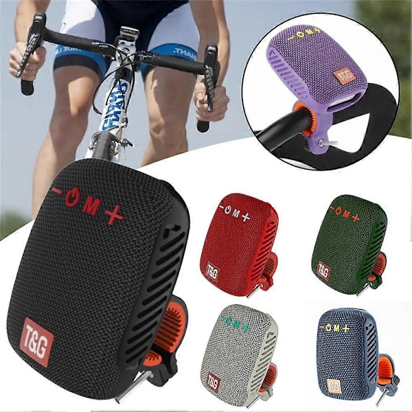 Portabel Bluetooth-kompatibel högtalare för styre Vattentät trådlös cykelhögtalare Red