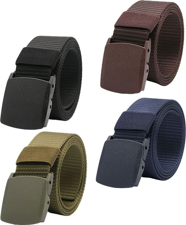 4 Nylon Bælter til Mænds Jeans