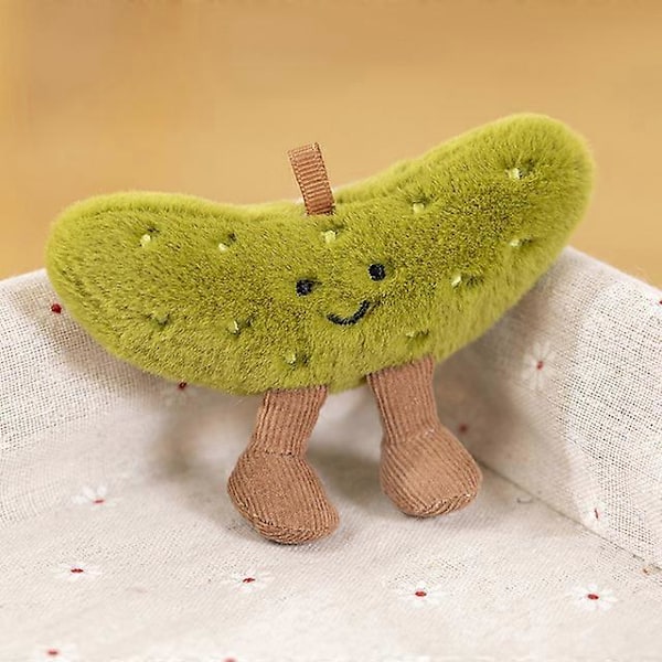 Sød Plys Croissant Legetøj Udstoppede Simulation Mad Brød Blød Dukke Børnelegetøj Soveværelse Søvn Piger Fødselsdagsgave Udstoppede Dyr Cucumber10cm