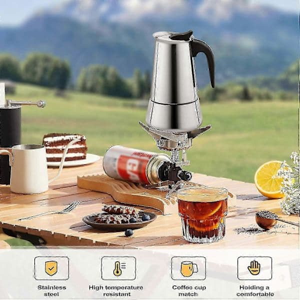 300 ml italiensk espressokande i rustfrit stål