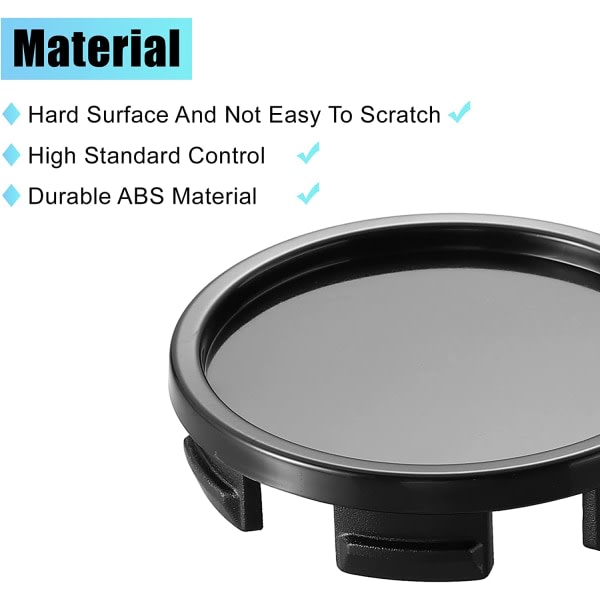 Hjulkapsel 58 mm diameter 6 clips Auto Car Tire Center Hub Caps Base