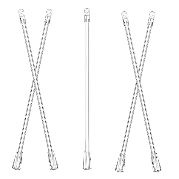5 stk. Blinde Stang Vertikale Persien Udskiftningsdele Blinde Stang med Halekroge As Shown 31.00X1.10X1.10CM