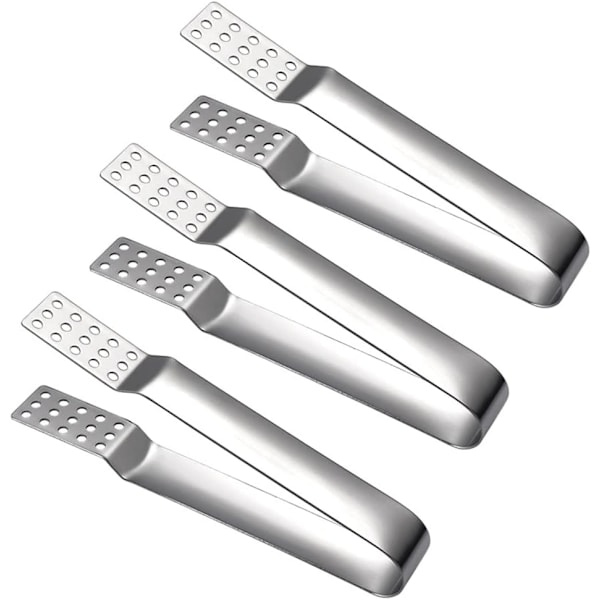 Skeformet teposeklemmer, teposefilterklemme i rustfrit stål, teposeholder til løs te, løs bladgreb, isterninger