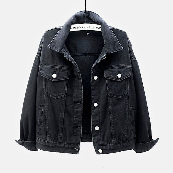 Pring Höst Dam Denimjacka Pring Höstjacka Rosa Jeansjacka Pink M
