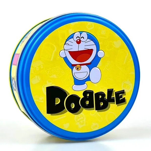 Dobble Cards Spot It-spelleksak med metalllåda Röd Sports Animal Jr Hip brädspel för barn