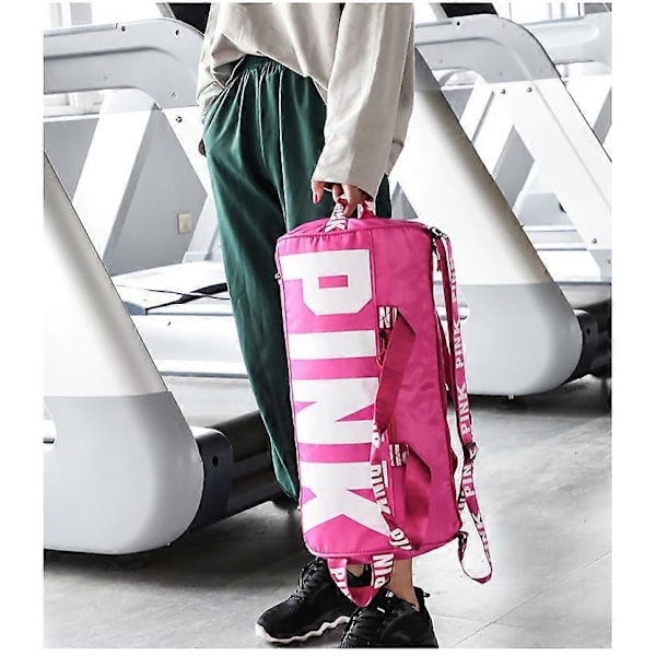 Rosa reiseveske for kvinner, treningsbag for fitness, stor kapasitet, vanntett, gym- og sportsbag navy blue