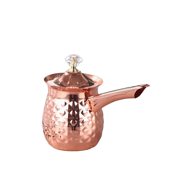 Turkiska Kaffekannor Livsmedelsgodkänd Multifunktionell Smältkanna för Smör för Att Göra Varm Mjölk Rose Gold 200Ml