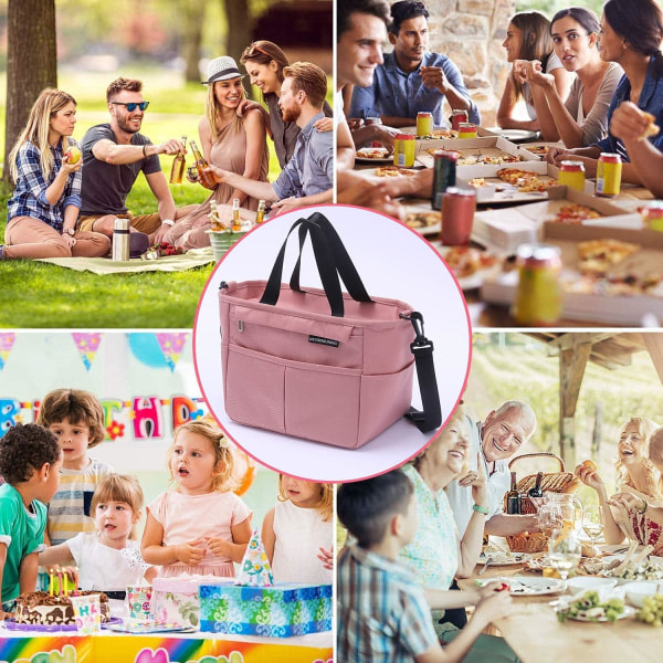 Termisk Lunchväska, Arbetsmat Isotermisk Mattransport Lunchbox Po