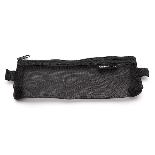 Blyantæske Mesh - Flere farver Sort black