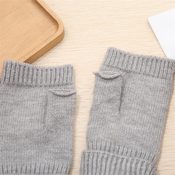 Nya Fabrikssekund Cashmere Fingerlösa Vantar Från Turtle Doves brown