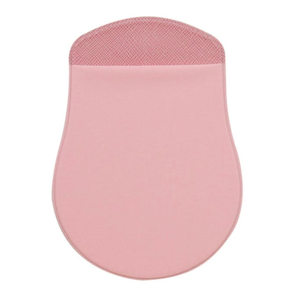 Smal Musmatta för Laptop - Musficka med Självhäftande Design, Inga Limrester, Universal, Enkel att Installera, Bärbar Musförvaring Pink