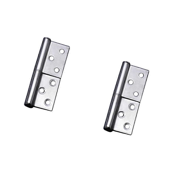 1 Set Rostfritt Stål Flagghängsel Aluminiumlegering Dörr Avtagbar Lösblad 2