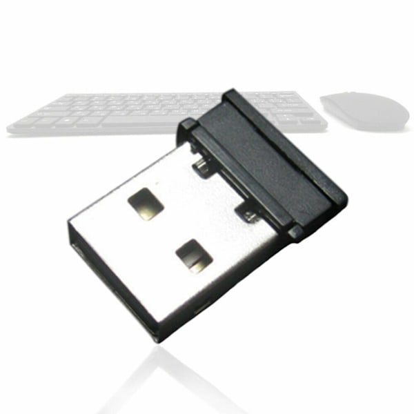 Universal 2.4g Trådløs Mottaker Usb Adapter For Datamaskin Mus Tastatur Connect-dwdz Black