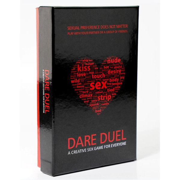begeistret utmattet voksen erotisk sexserie soverom utfordring quiz brettspill-Dare Duel Dare Duel