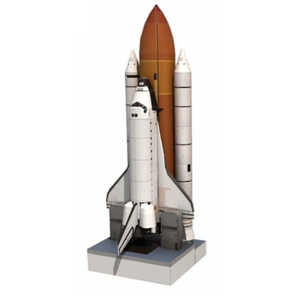 Rumfærge Space Shuttle Papir Model Blank Coated Paper Model Til Børn Voksen