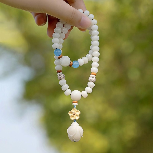 Pärlor Armband Bön Meditation, Män Kvinnor Buddhistiska Bön Pärlor Armband Träpärlor Armband