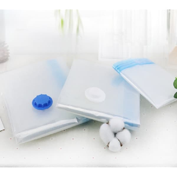 Tyhjiöpussi vaatteille ja vuodevaatteille, 60x40cm